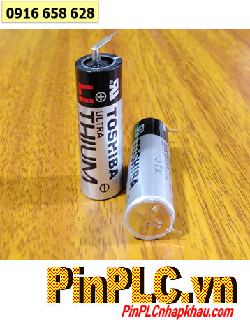 Toshiba ER6V (chân thép hàn), Pin nuôi nguồn Toshiba ER6V AA 2000mAh 3.6v, Xuất xứ NHẬT 